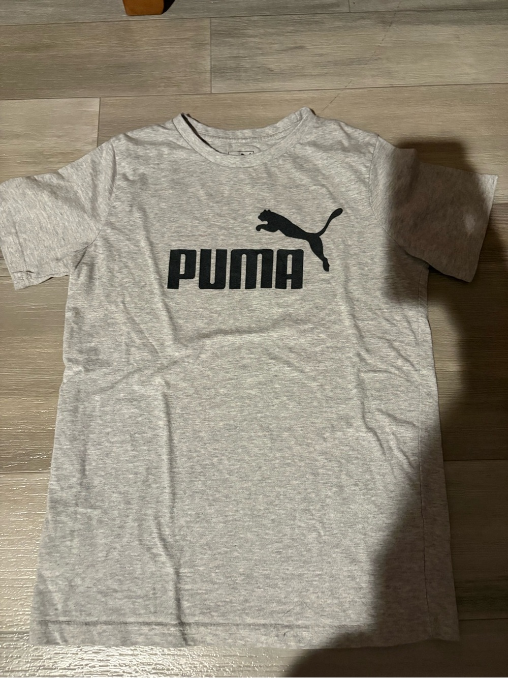 Puma Light Gray Logo T-Shirt
